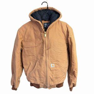 Carhartt 0J0140-M Regular Loose Fit Canvas Hooded Jacket Small Outdoors Work